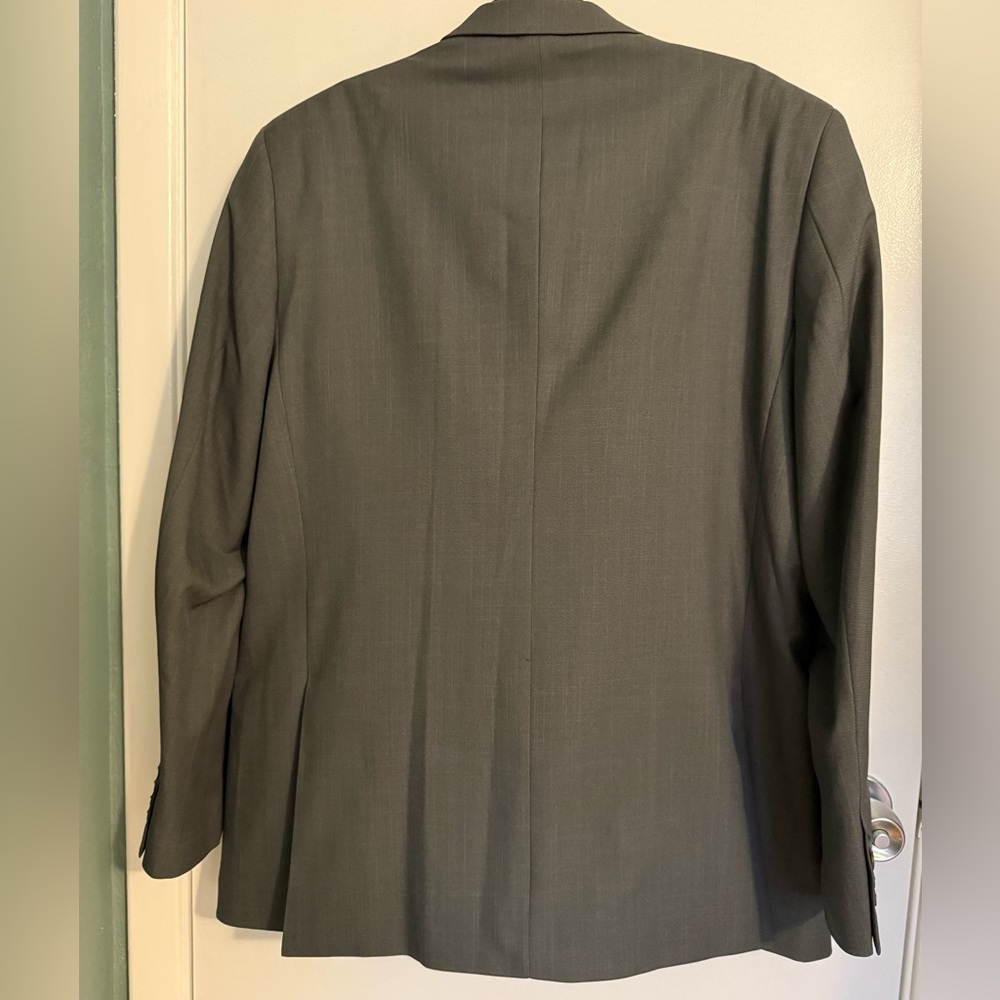 Haggar Men's Charcoal Suit Jacket - Picture 5 of 10